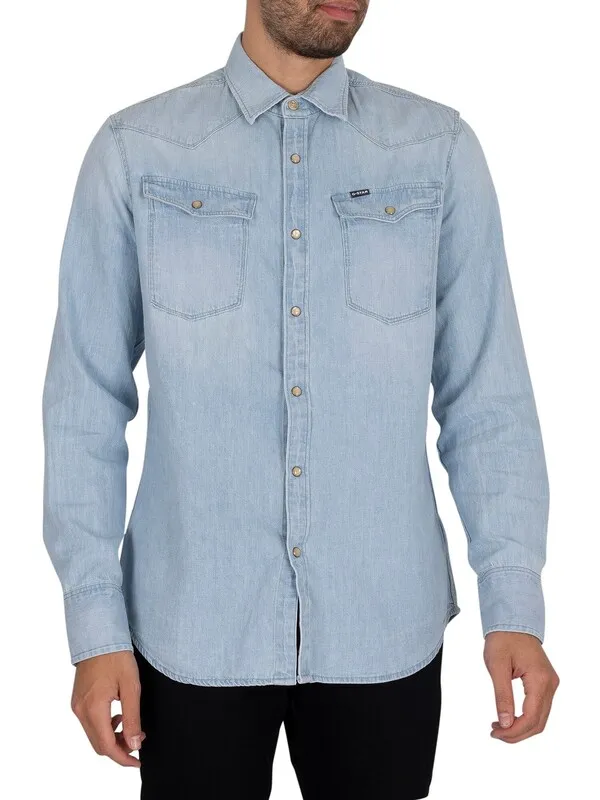 G-Star RAW 3301 Slim Shirt - Light Aged