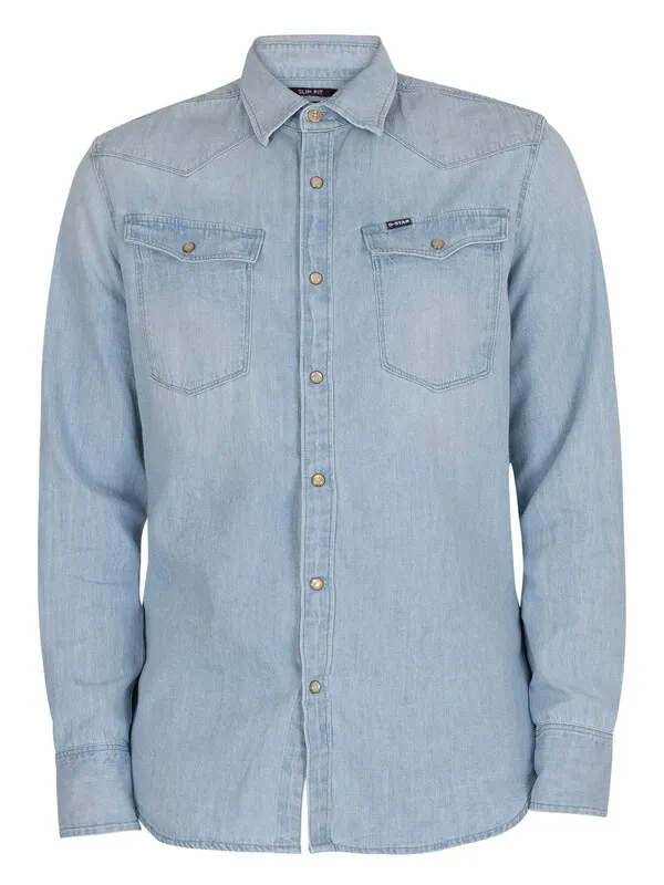 G-Star RAW 3301 Slim Shirt - Light Aged