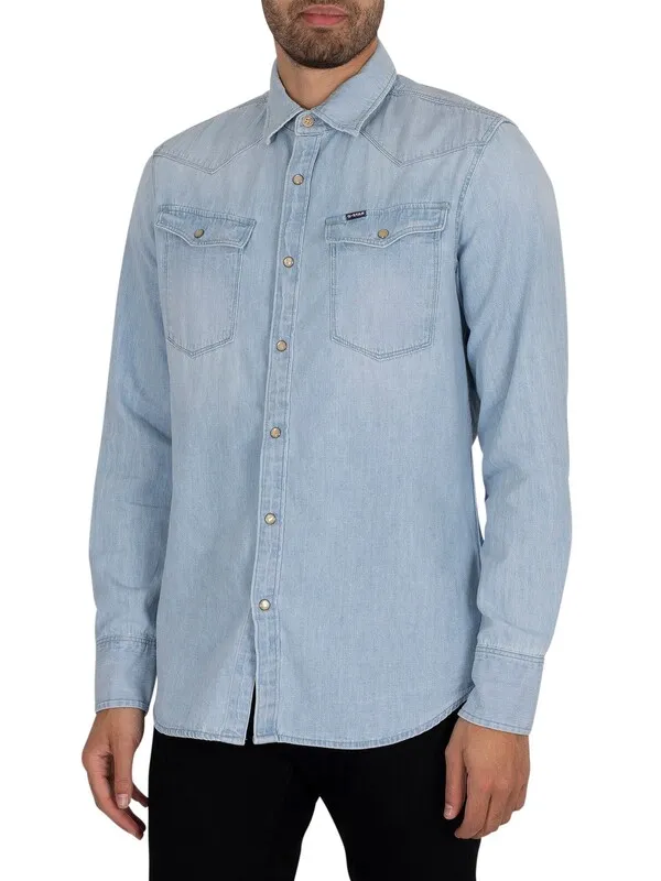 G-Star RAW 3301 Slim Shirt - Light Aged