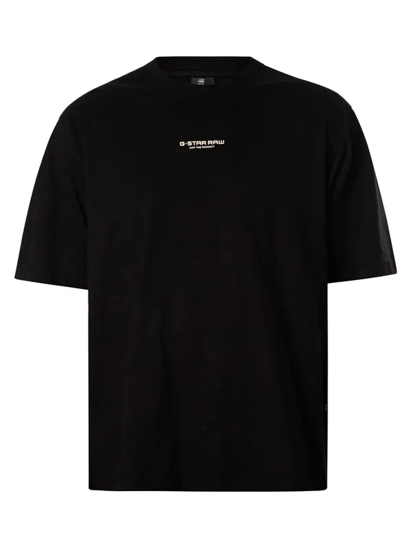 G-Star RAW Centre Chest Boxy T-Shirt - Dark Black