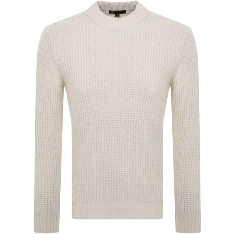 G Star Raw Chunky Knit Jumper Cream