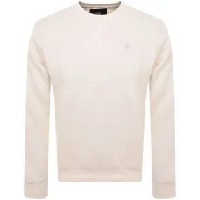 G Star Raw Core Crew Neck Sweatshirt Cream