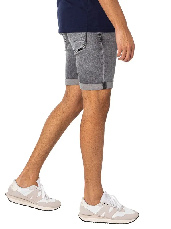 G-Star RAW Dahlia Denim Slim Shorts - Faded Grey