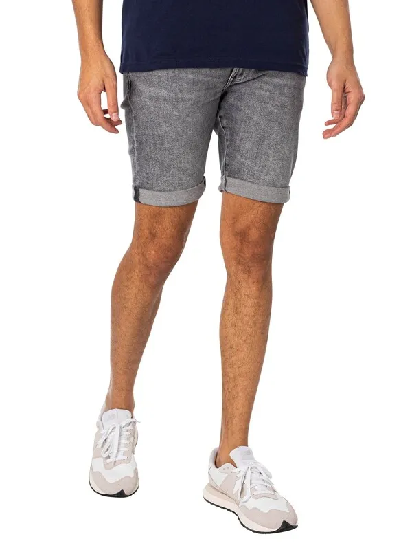 G-Star RAW Dahlia Denim Slim Shorts - Faded Grey