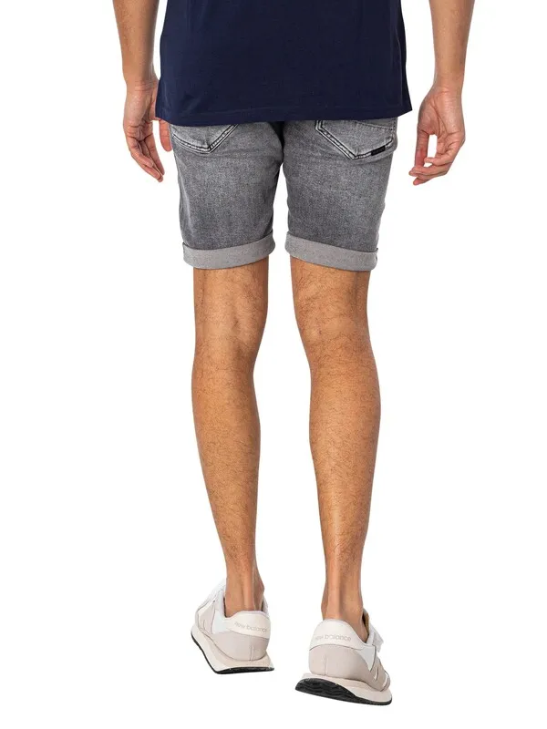 G-Star RAW Dahlia Denim Slim Shorts - Faded Grey