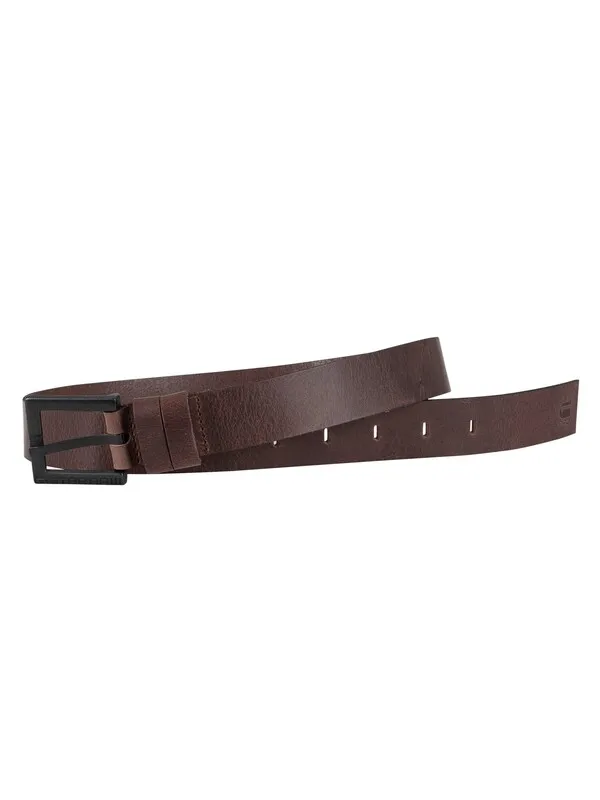 G-Star RAW Duko Belt - Dark Brown/Black Metal