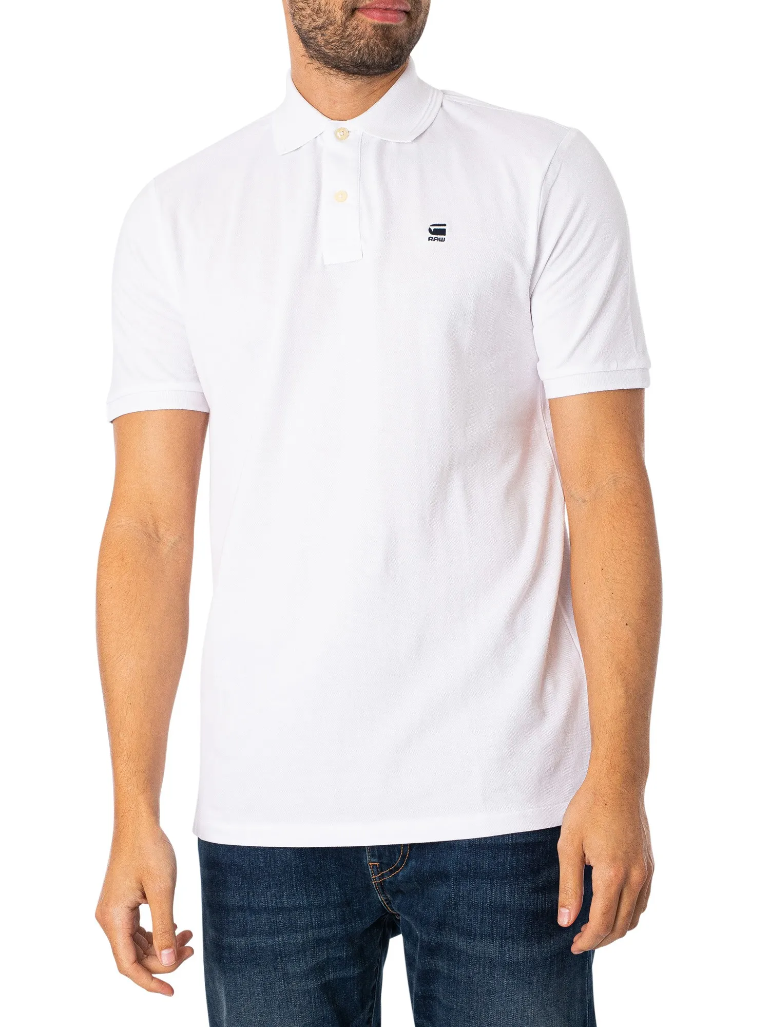 G-Star RAW Dunda Polo Shirt - White