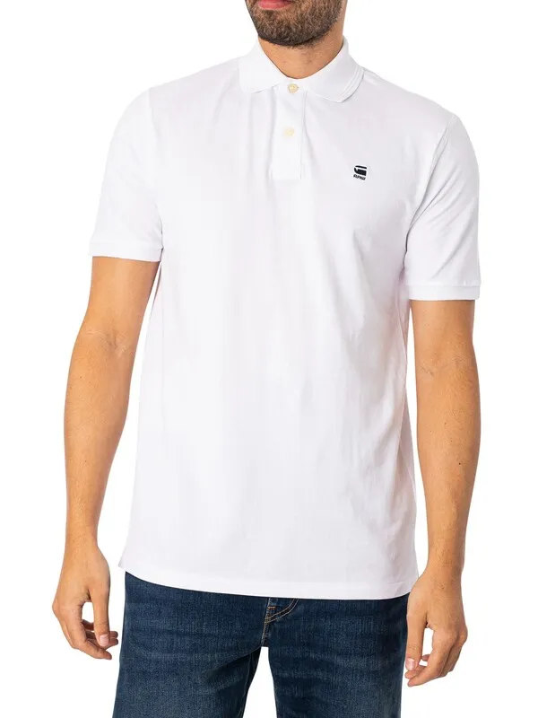 G-Star RAW Dunda Polo Shirt - White