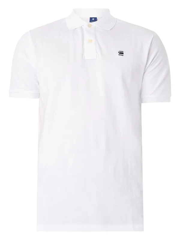 G-Star RAW Dunda Polo Shirt - White