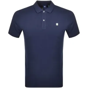 G Star Raw Dunda Polo T Shirt Navy