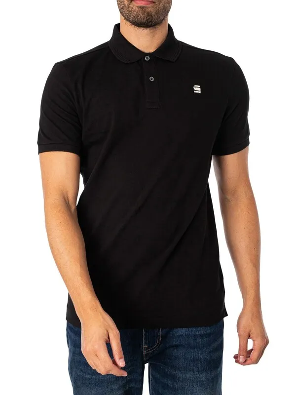 G-Star RAW Dunda Slim Polo Shirt - Dark Black