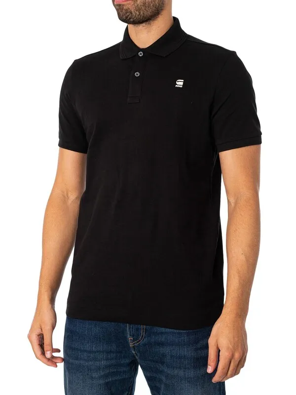 G-Star RAW Dunda Slim Polo Shirt - Dark Black