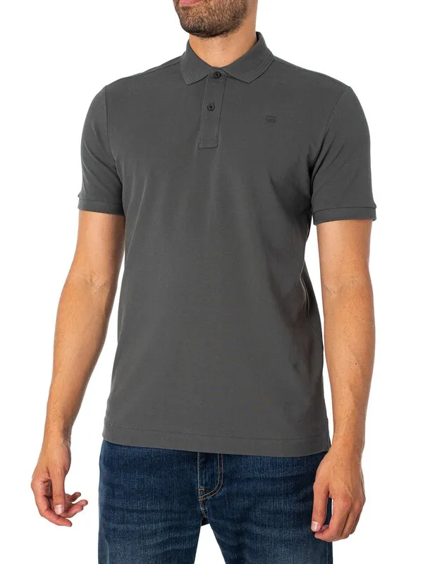 G-Star RAW Dunda Slim Polo Shirt - Graphite