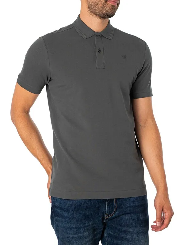 G-Star RAW Dunda Slim Polo Shirt - Graphite