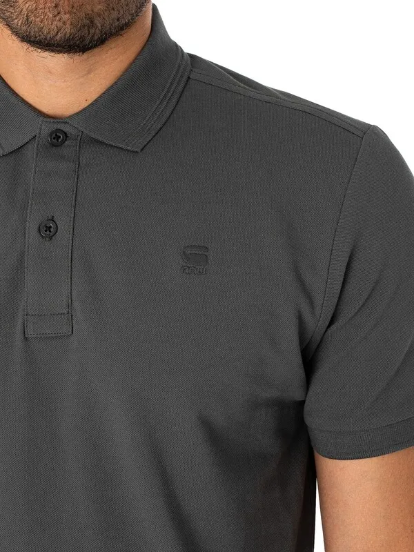 G-Star RAW Dunda Slim Polo Shirt - Graphite