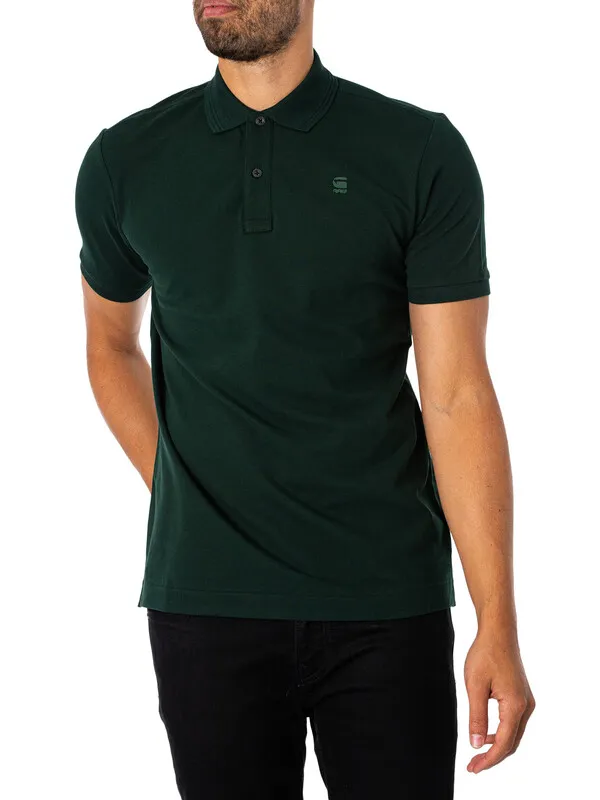 G-Star RAW Dunda Slim Polo Shirt - Laub