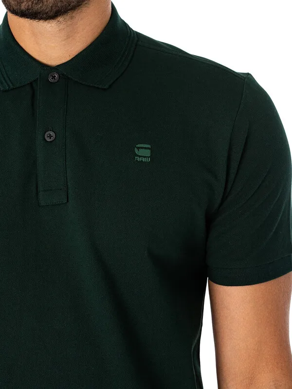 G-Star RAW Dunda Slim Polo Shirt - Laub