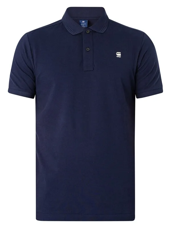 G-Star RAW Dunda Slim Polo Shirt - Sartho Blue