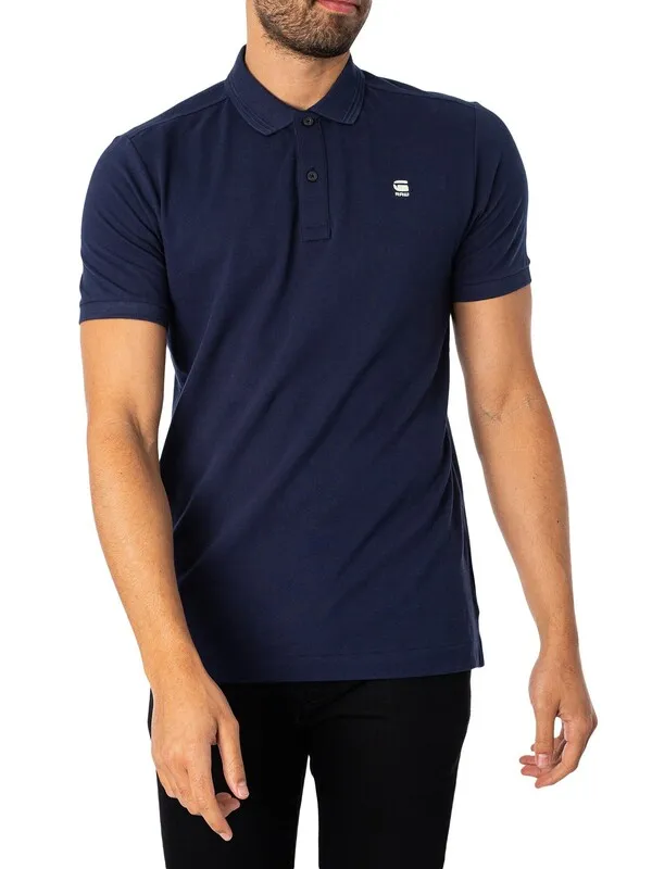 G-Star RAW Dunda Slim Polo Shirt - Sartho Blue