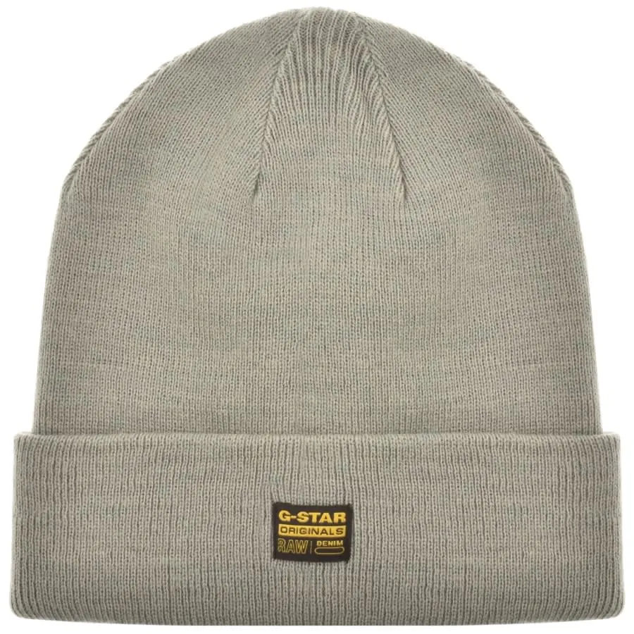 G Star Raw Effo Long Beanie Hat Grey