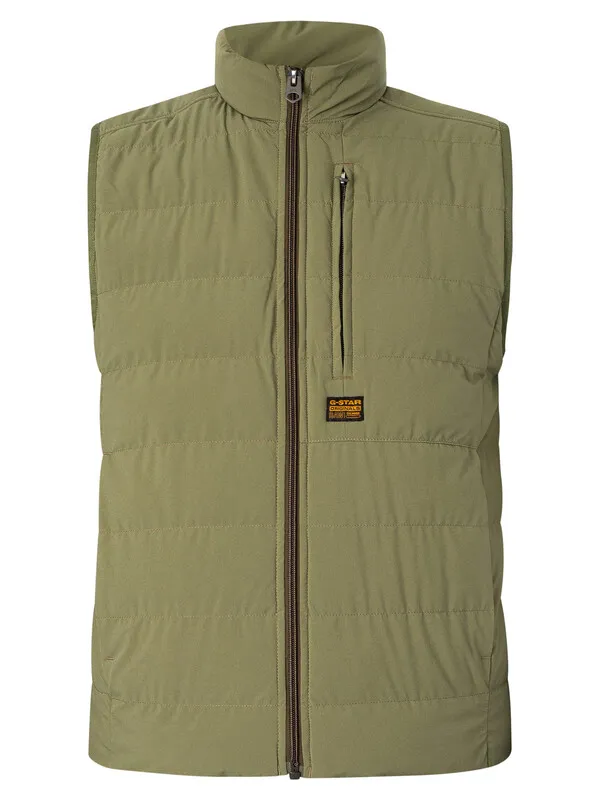 G-Star RAW Foundation Liner Gilet - Sage Green