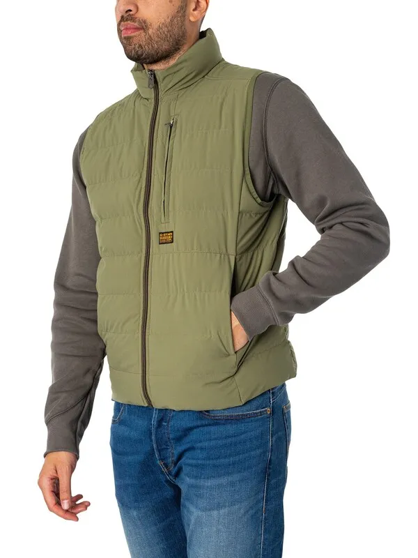 G-Star RAW Foundation Liner Gilet - Sage Green