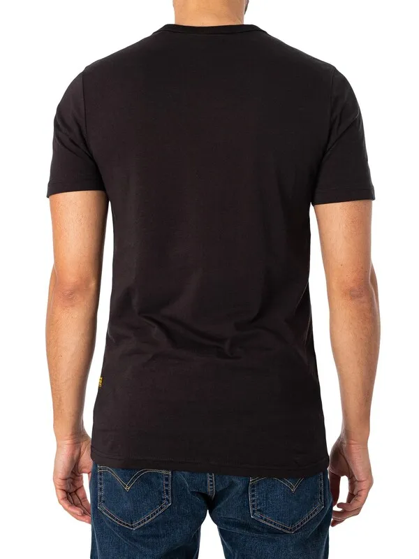 G-Star RAW Graphic Slim T-Shirt - Dark Black