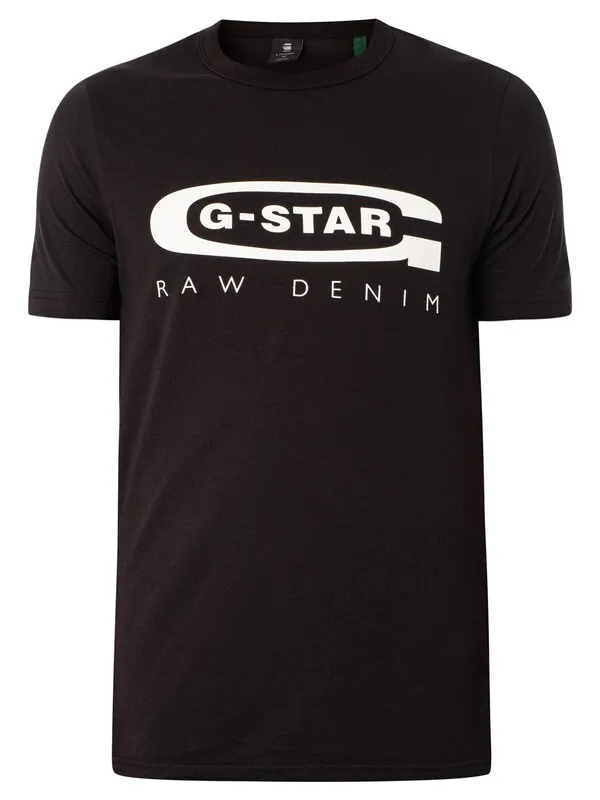 G-Star RAW Graphic Slim T-Shirt - Dark Black