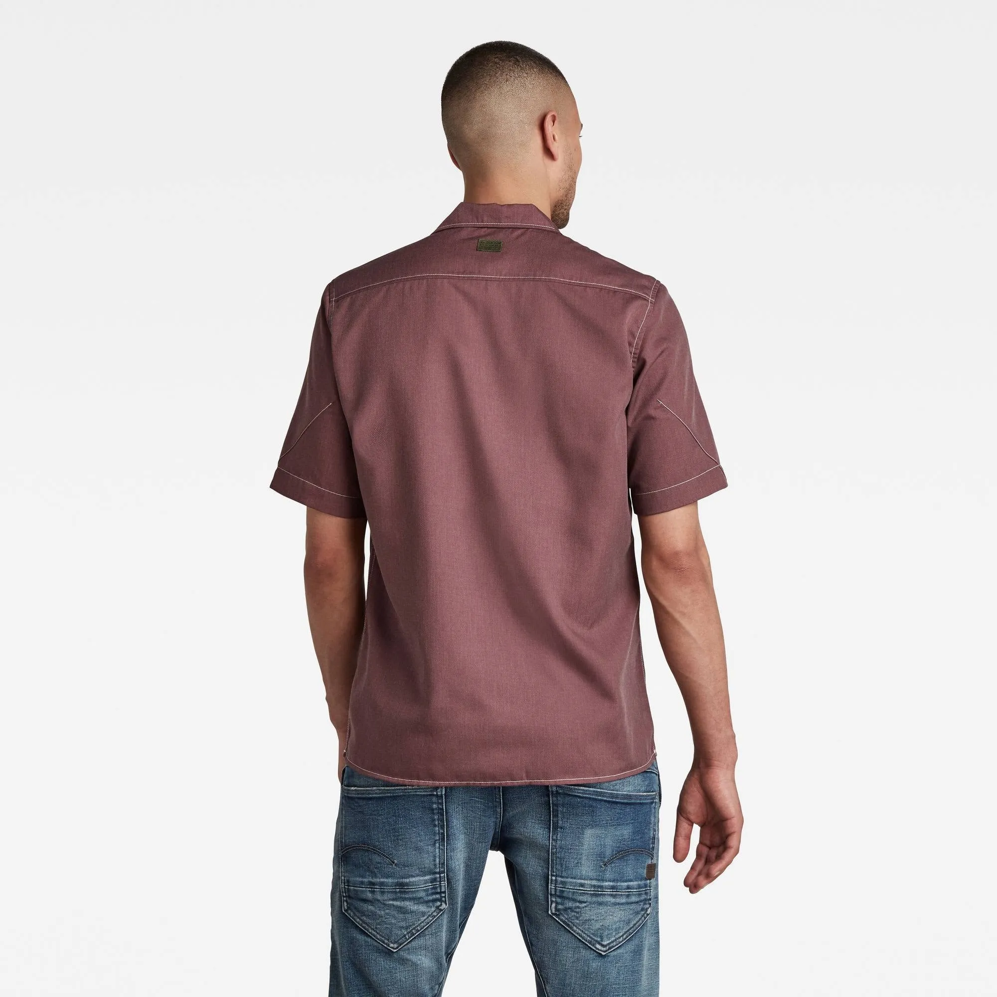 G-Star RAW HAWAIIAN SERVICE REGULAR SHIRTS / Men’s - OX BLOOD