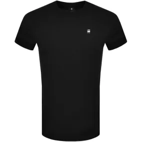 G Star Raw Lash Logo T Shirt Black