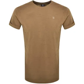 G Star Raw Lash Logo T Shirt Brown