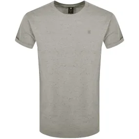 G Star Raw Lash Logo T Shirt Grey