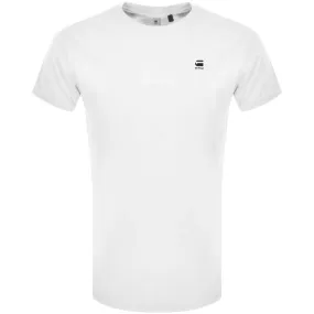 G Star Raw Lash Logo T Shirt White