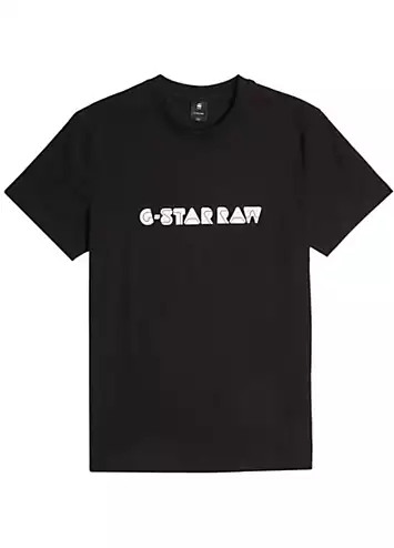 G-Star RAW Logo Print Round Neck T-Shirt | Grattan