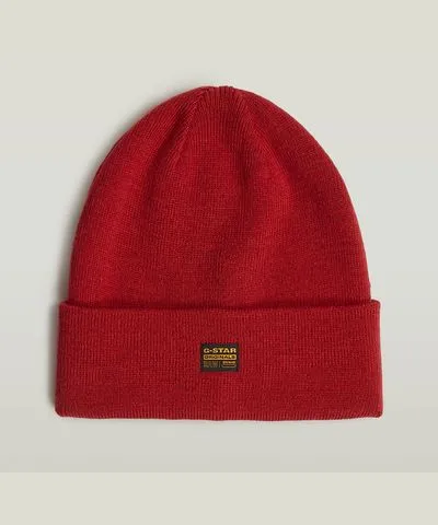 G-Star RAW Men Effo Long Beanie Red