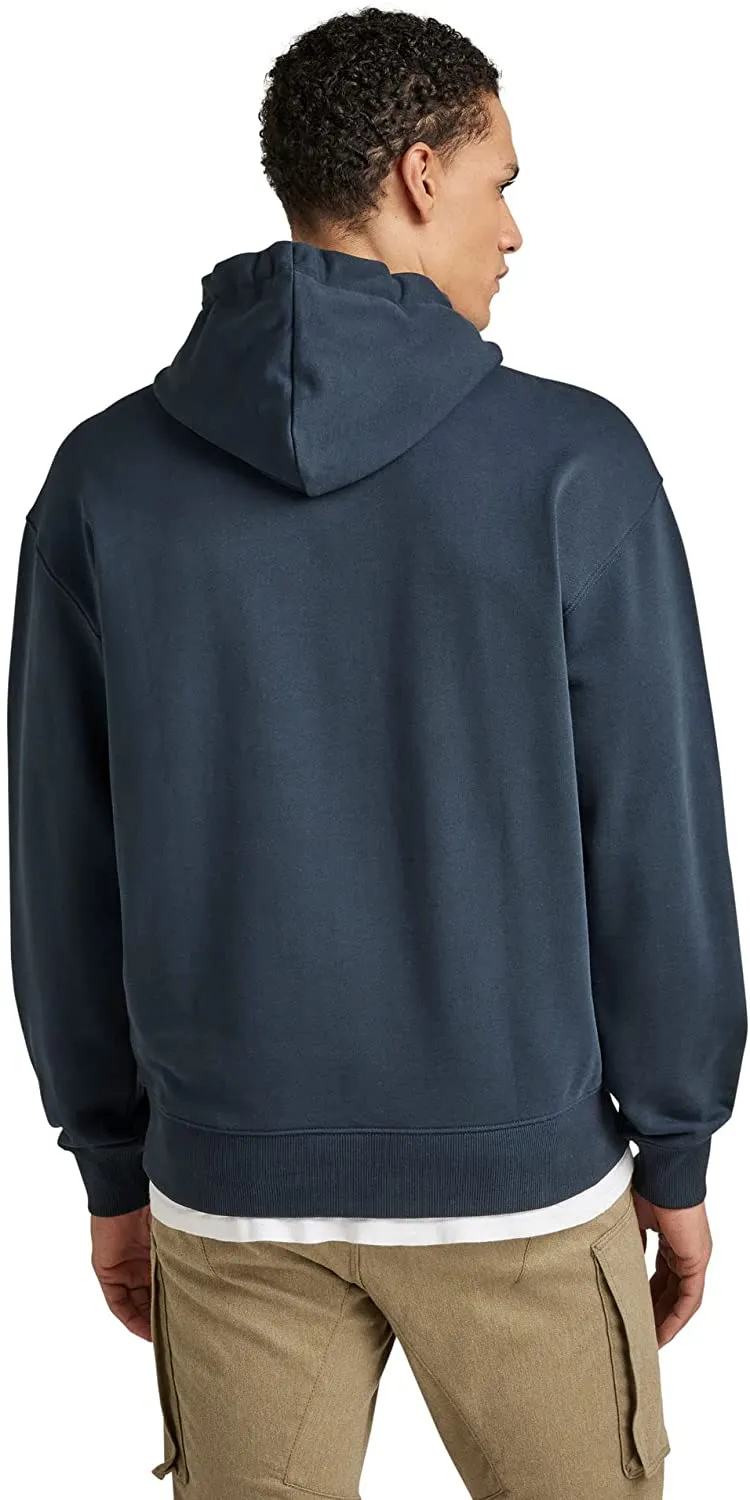 G Star Raw Mens 7411 Loose Hooded Sweatshirt