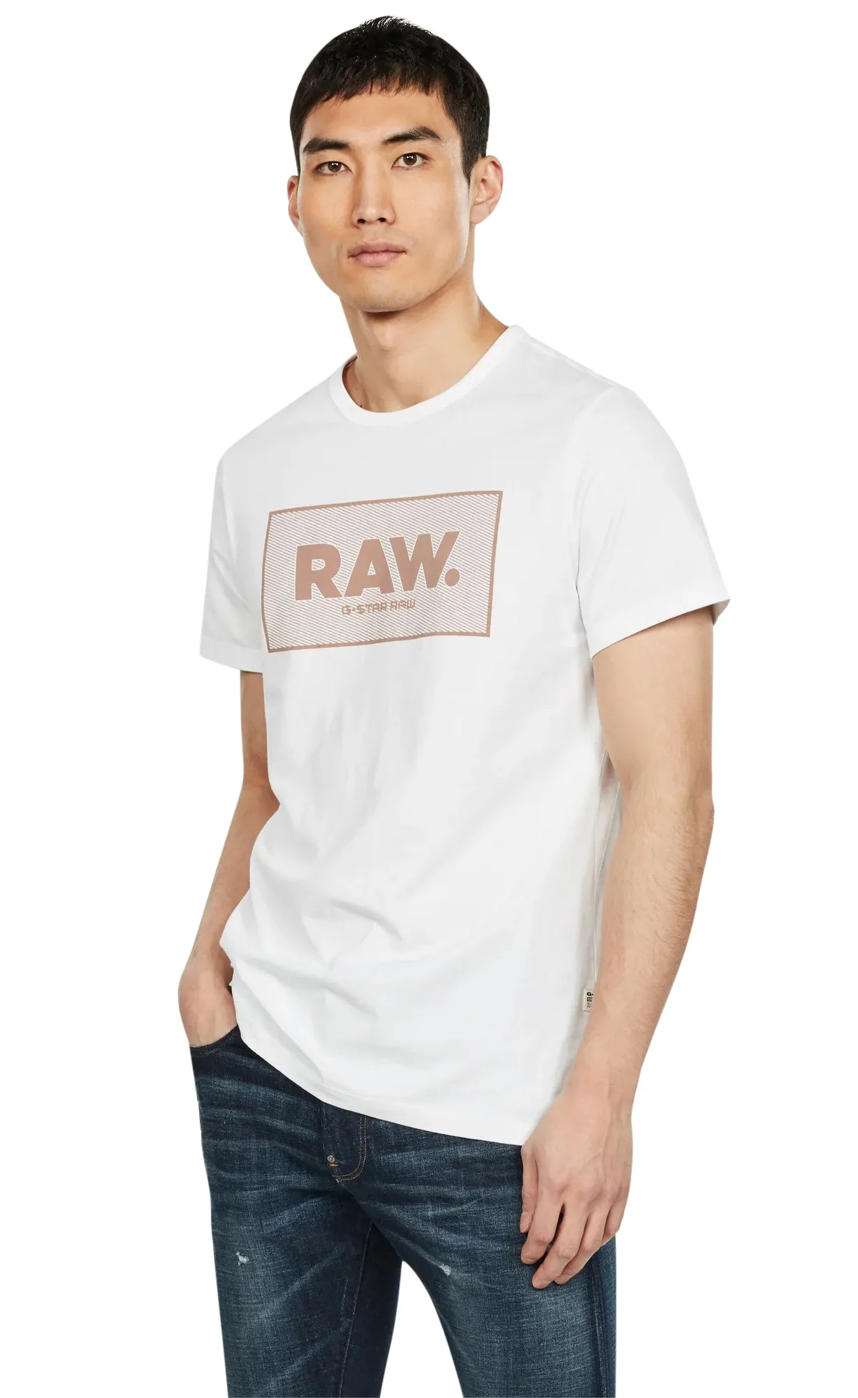 G-Star Raw Men's Boxed Logo Short Sleeve T-Shirt