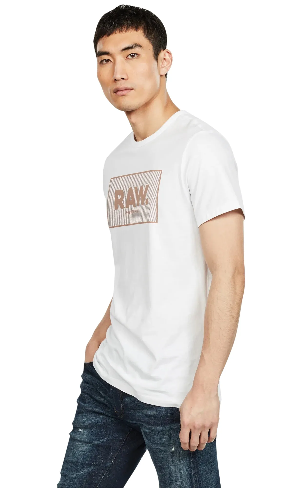 G-Star Raw Men's Boxed Logo Short Sleeve T-Shirt