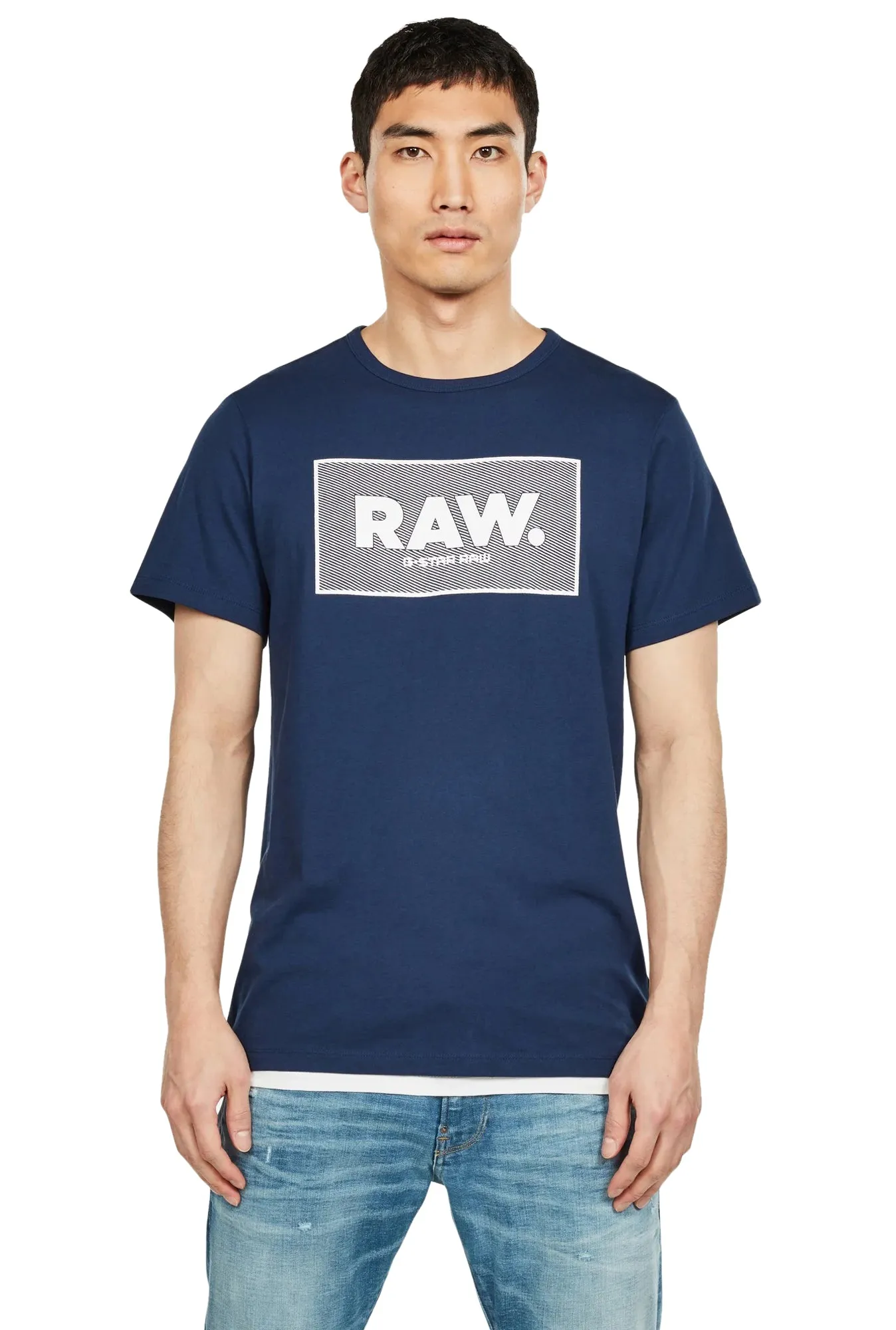 G-Star Raw Men's Boxed Logo Short Sleeve T-Shirt