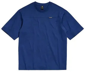 G Star Raw Mens Boxy Base 2.0 T Shirt Ballpen Blue