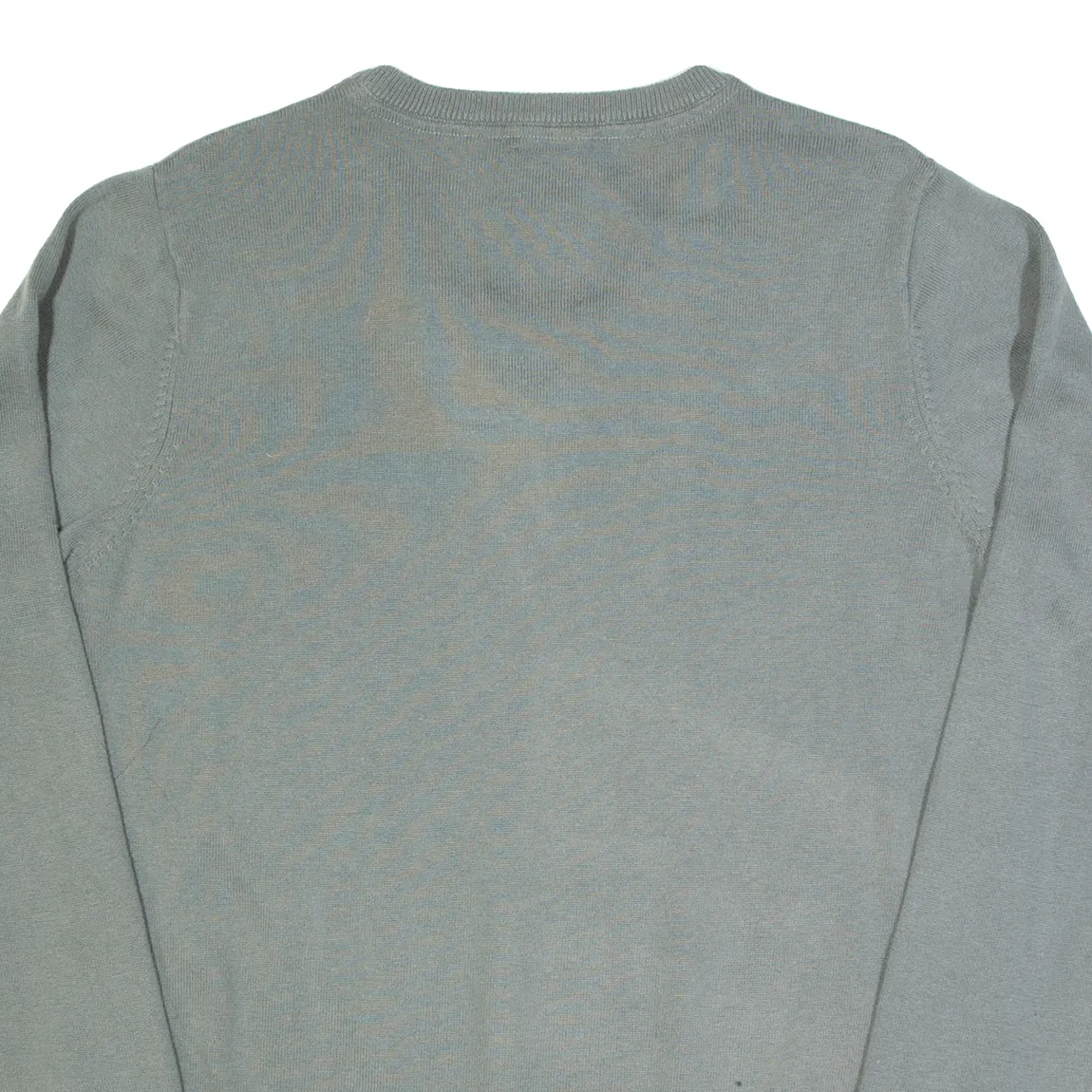 G-STAR RAW Mens Jumper Grey V-Neck Tight Knit L