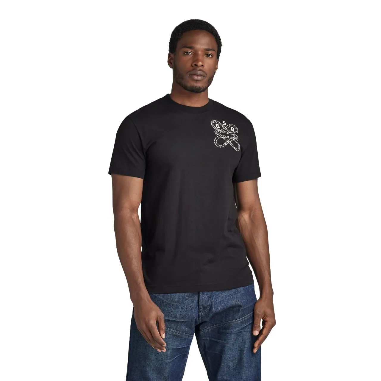 G-Star Raw Men's Puff Print Back Graphic T-Shirt