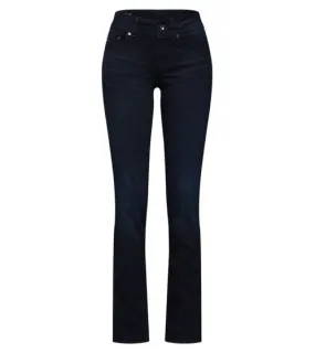 G-Star RAW Midge Saddle Damen Baumwoll-Hose angesagte Superstretch-Hose Freizeit-Hose D02153-8971-89 Dunkelblau