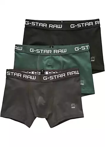 G-Star RAW Pack of 3 Classic Boxers | Grattan