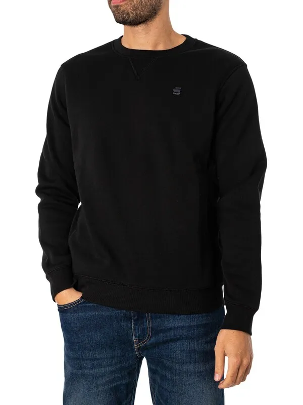 G-Star RAW Premium Core Sweatshirt - Dark Black