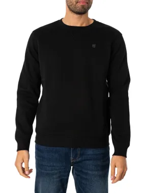 G-Star RAW Premium Core Sweatshirt - Dark Black