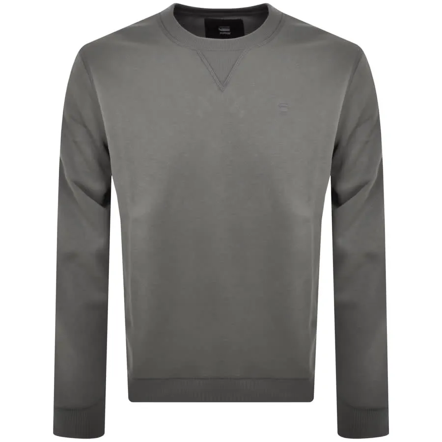 G Star Raw Premium Core Sweatshirt Grey