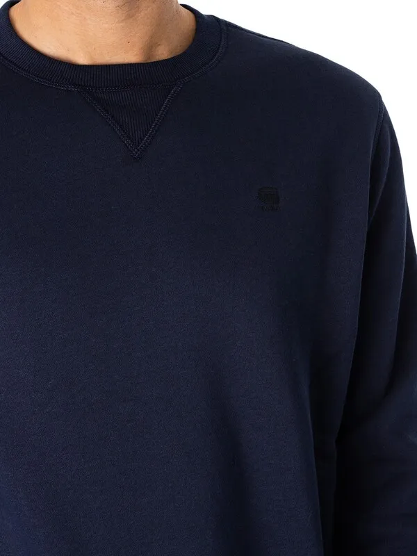 G-Star RAW Premium Core Sweatshirt - Sartho Blue