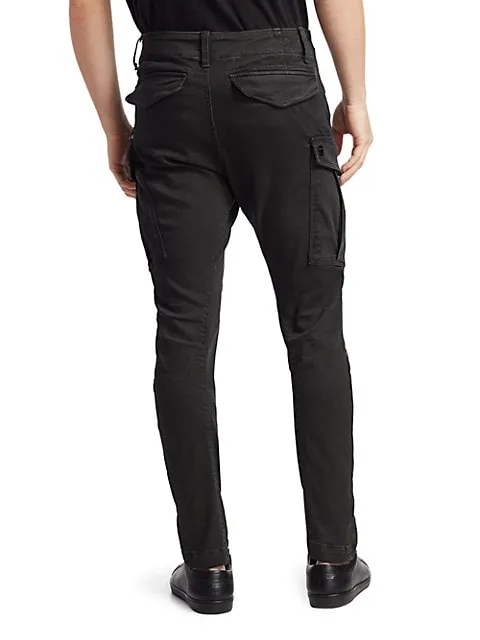 G-Star RAW ROVIC ZIP 3D CARGO STRAIGHT TAPERED Men’s -DARK BLACK