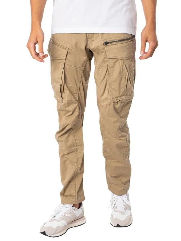 G-Star RAW Rovic Zip 3D Straight Tapered Cargos - Dune